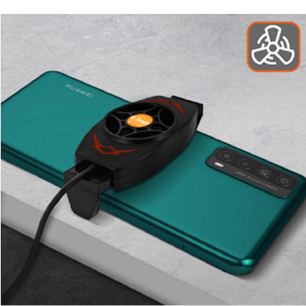 Trade Shop - Supporto Dissipatore Ventola Raffreddamento Telefono Raffredda Smartphone Cjf23u -