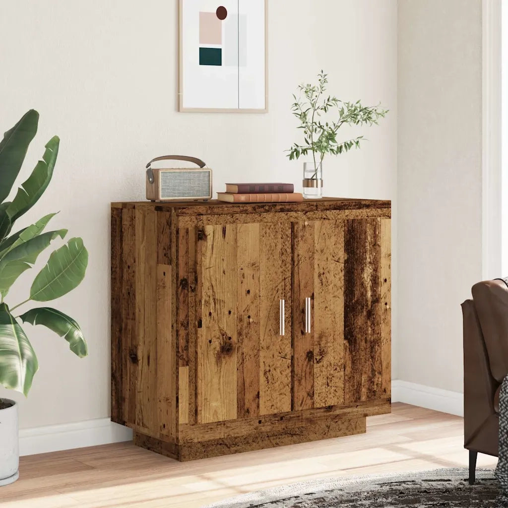 vidaXL Credenza Legno Antico 80x40x75 cm in Legno Multistrato