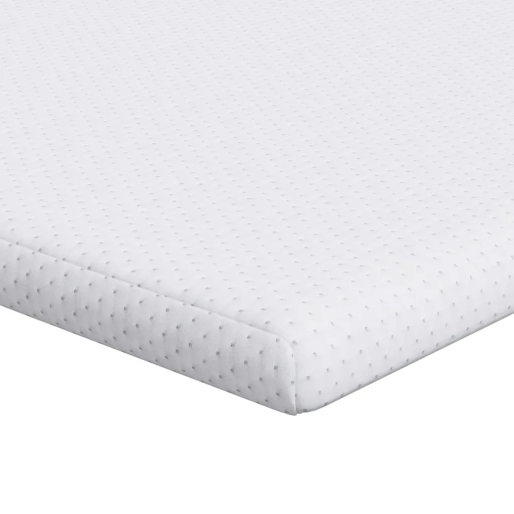 Topper per materasso Bianco 160 x 200 cm Tessuto Jacquard 4106195