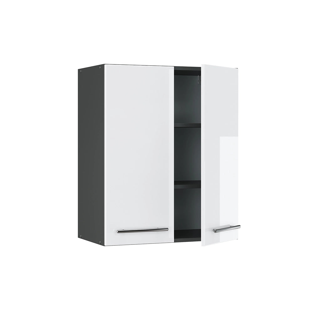 Vicco Pensile da cucina Bianco lucido 60 cm