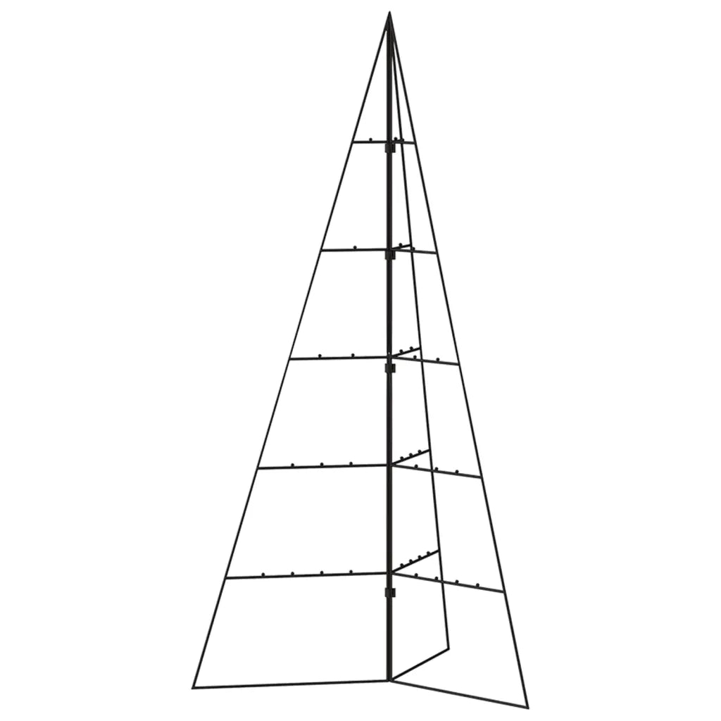 Albero di Natale Decorativo in Metallo Nero 100 cm 359600