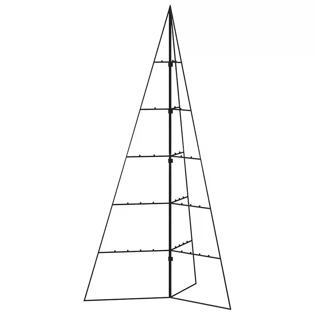 Albero di Natale Decorativo in Metallo Nero 100 cm 359600