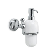 Dosasapone con erogatore in plastica cromato da muro in acciaio inox e Cromall NV80 Gedy serie NEVIS