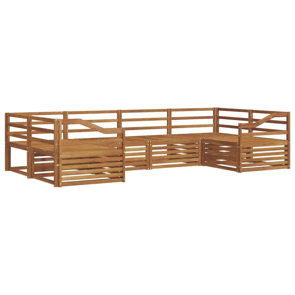 Set di divani da esterno 6 pcs Naturale