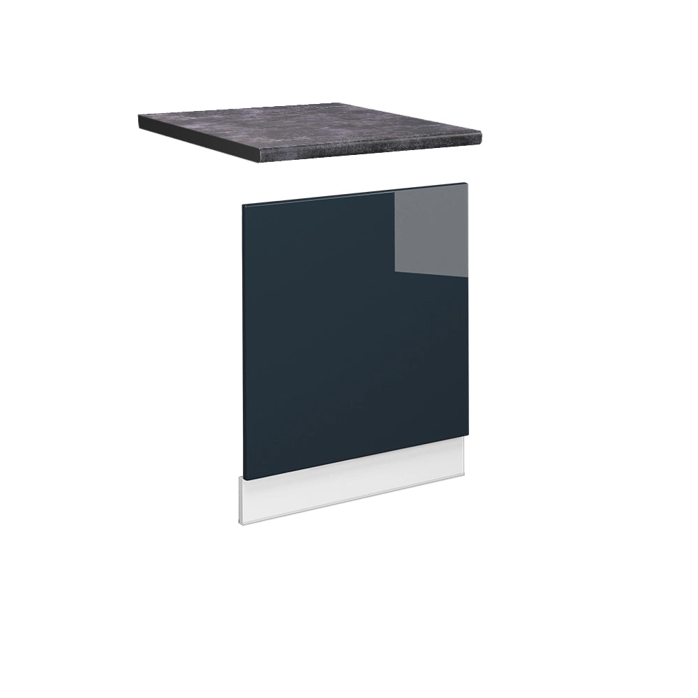 Vicco Mobili da cucina  Blu scuro lucido 60 cm , PL Antracite