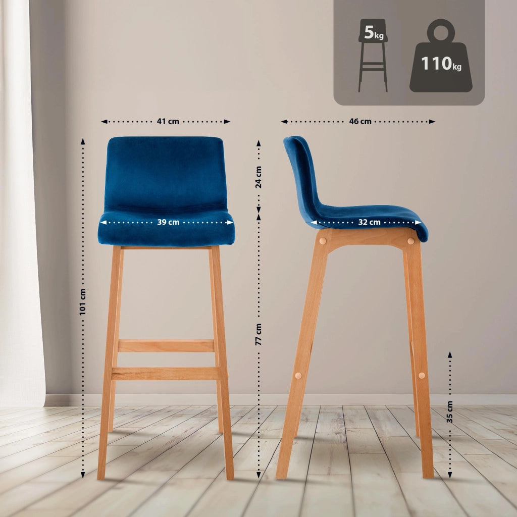 Barhocker Hoover Samt Natura