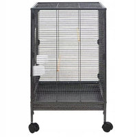 Gabbia metallica per uccelli esotici, voliera per pappagalli e canarini, grande