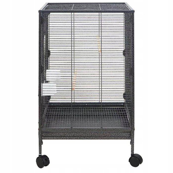 Gabbia metallica per uccelli esotici, voliera per pappagalli e canarini, grande