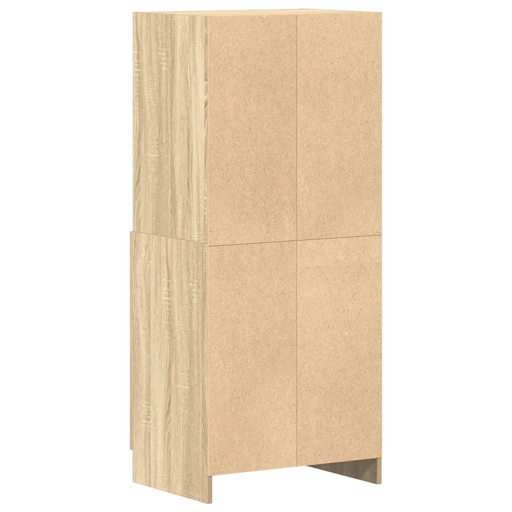 Mobile da Cucina Rovere Sonoma 57x41,5x131,5 cm in Truciolato