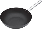 Wok non-stick professionale - inerte - 30 cm - acciaio di carbonio