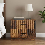 Armadio da Notte con cassetto Legno antico 62 x 34,5 x 44,5 cm 895243