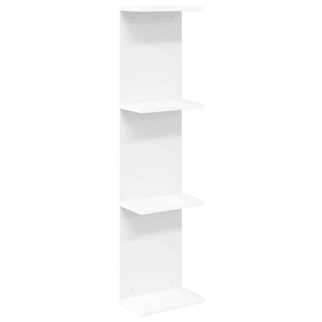 Scaffale da parete Bianco 22 x 15 x 100 cm Legno ingegnerizzato 8012436