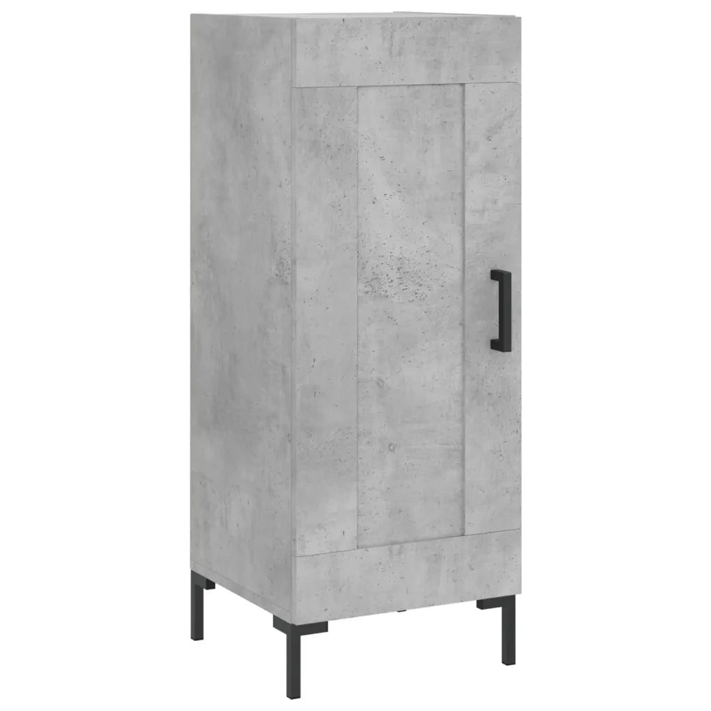 Credenza-Buffet-Armadio da cucina Grigio Cemento 34,5x34x90 cm in Legno Multistrato 521972