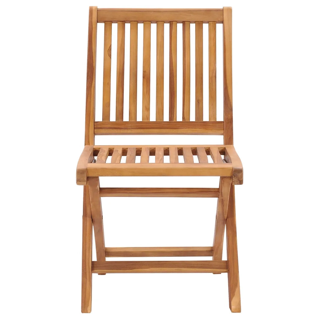 Sedie da Giardino Pieghevoli con Cuscini 8 pz Massello di Teak 3072866