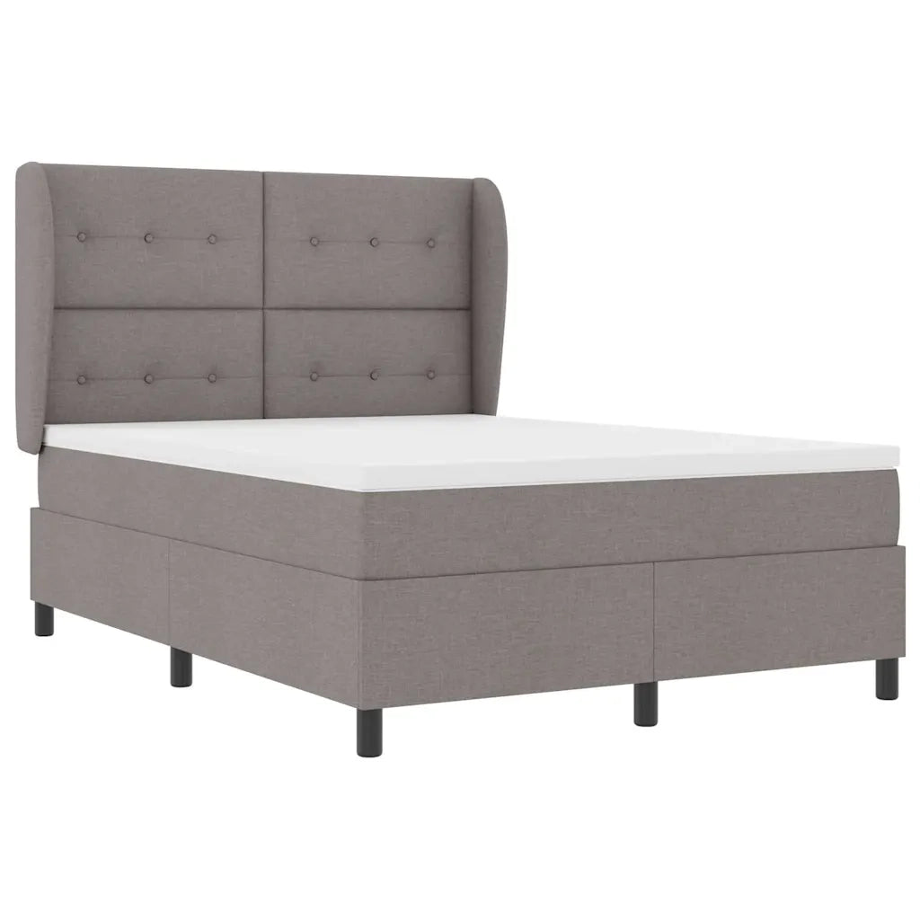 Letto a molle con materasso Talpa 140 x 190 cm Tessuto 3340561