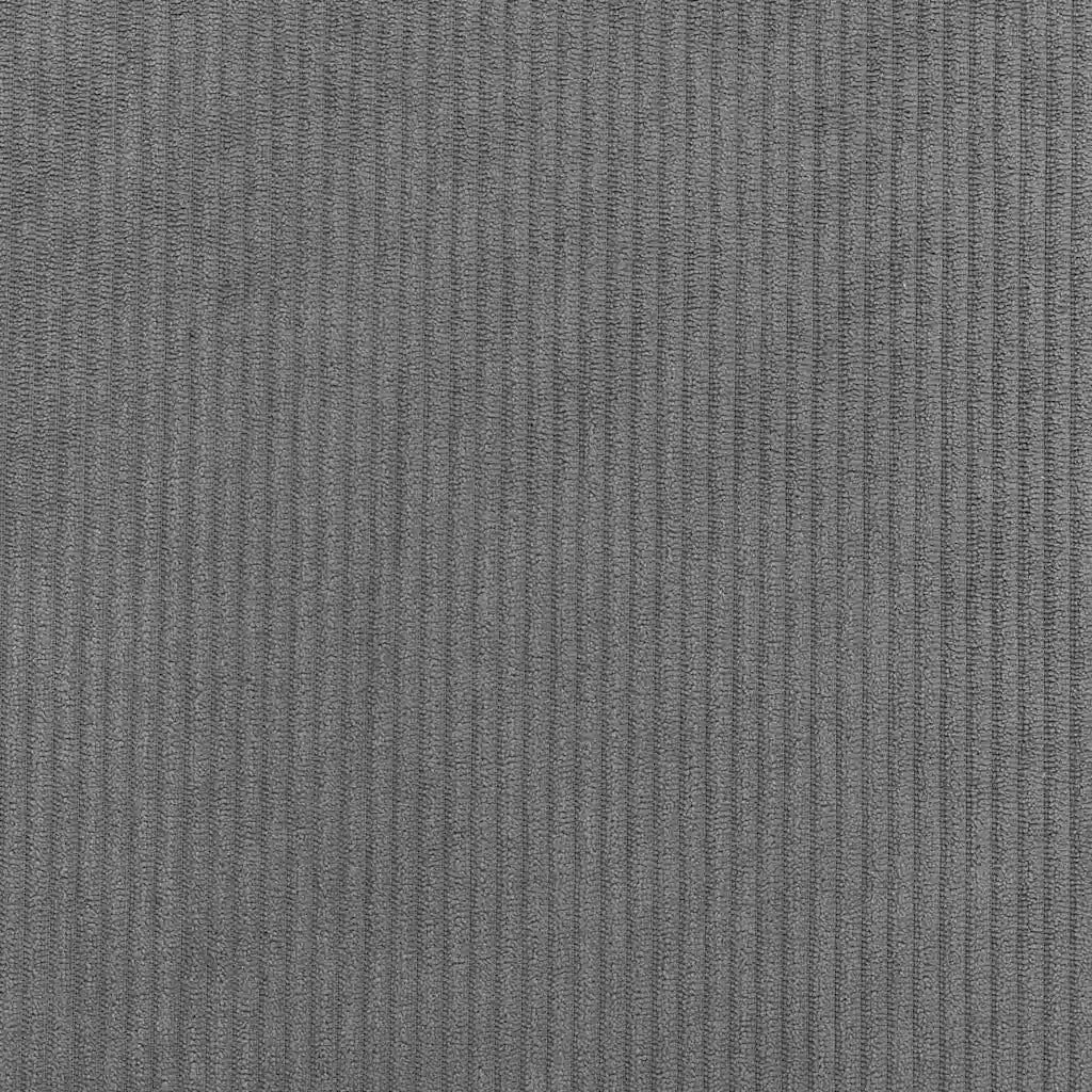 Letto a molle Grigio chiaro 80 x 200 cm Tessuto in Cords 42006937