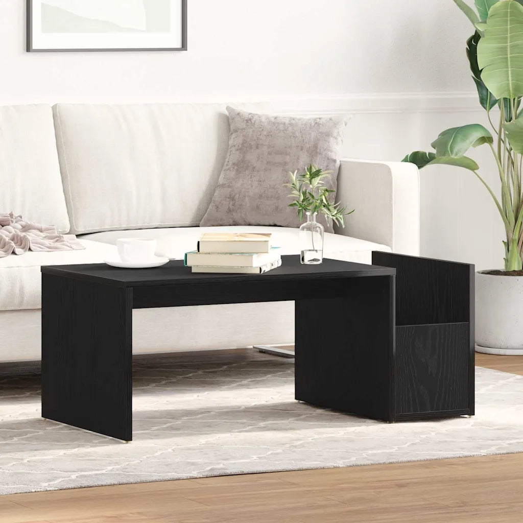 Tavolino da salotto Rovere Nero 90 x 45 x 35 cm 862502