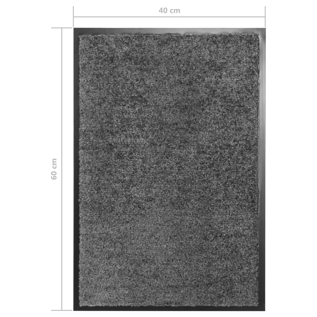 Zerbino Lavabile Antracite 40x60 cm 323415