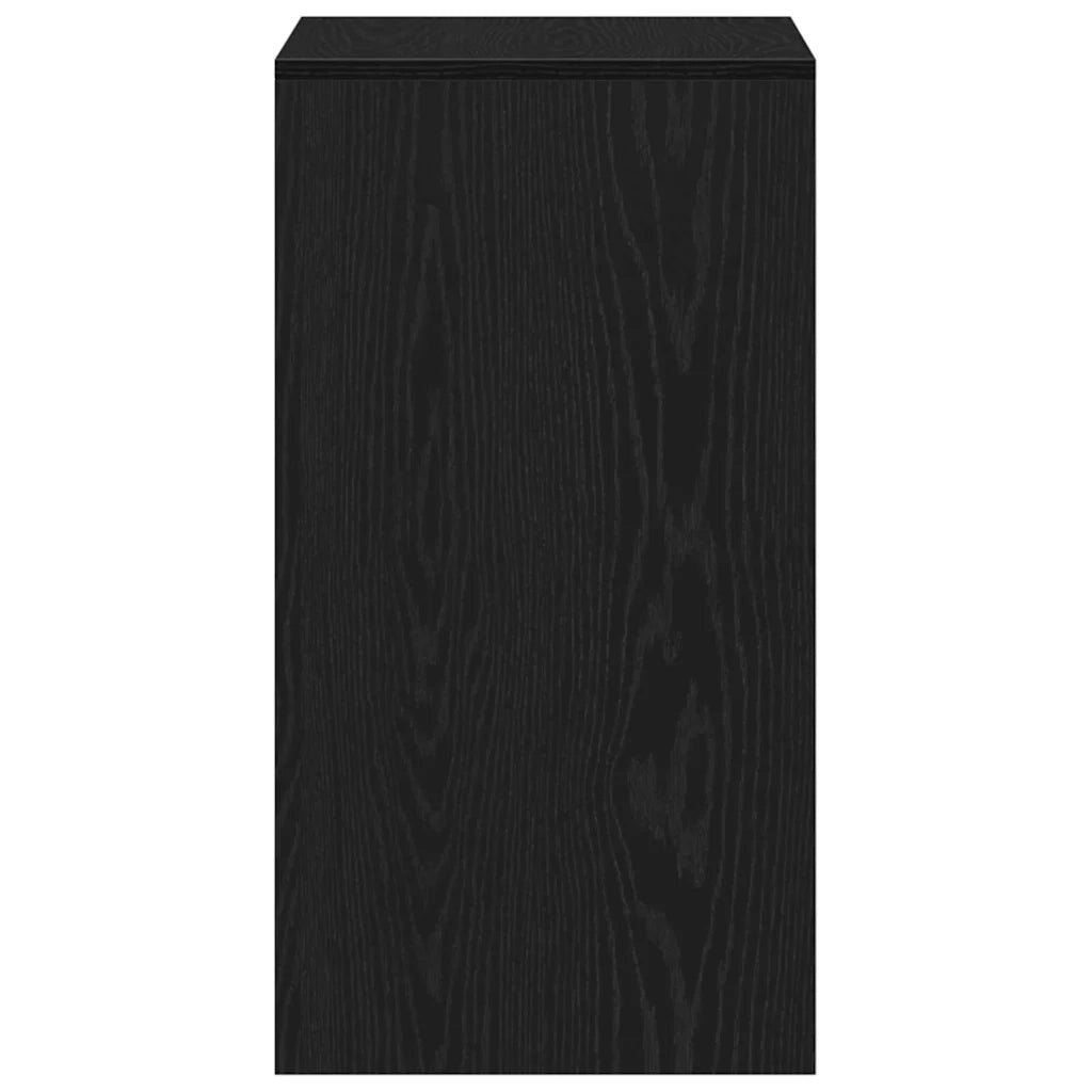 Toeletta | Tavolo da Trucco Rovere nero 60 x 40 x 75 cm Legno multistrato