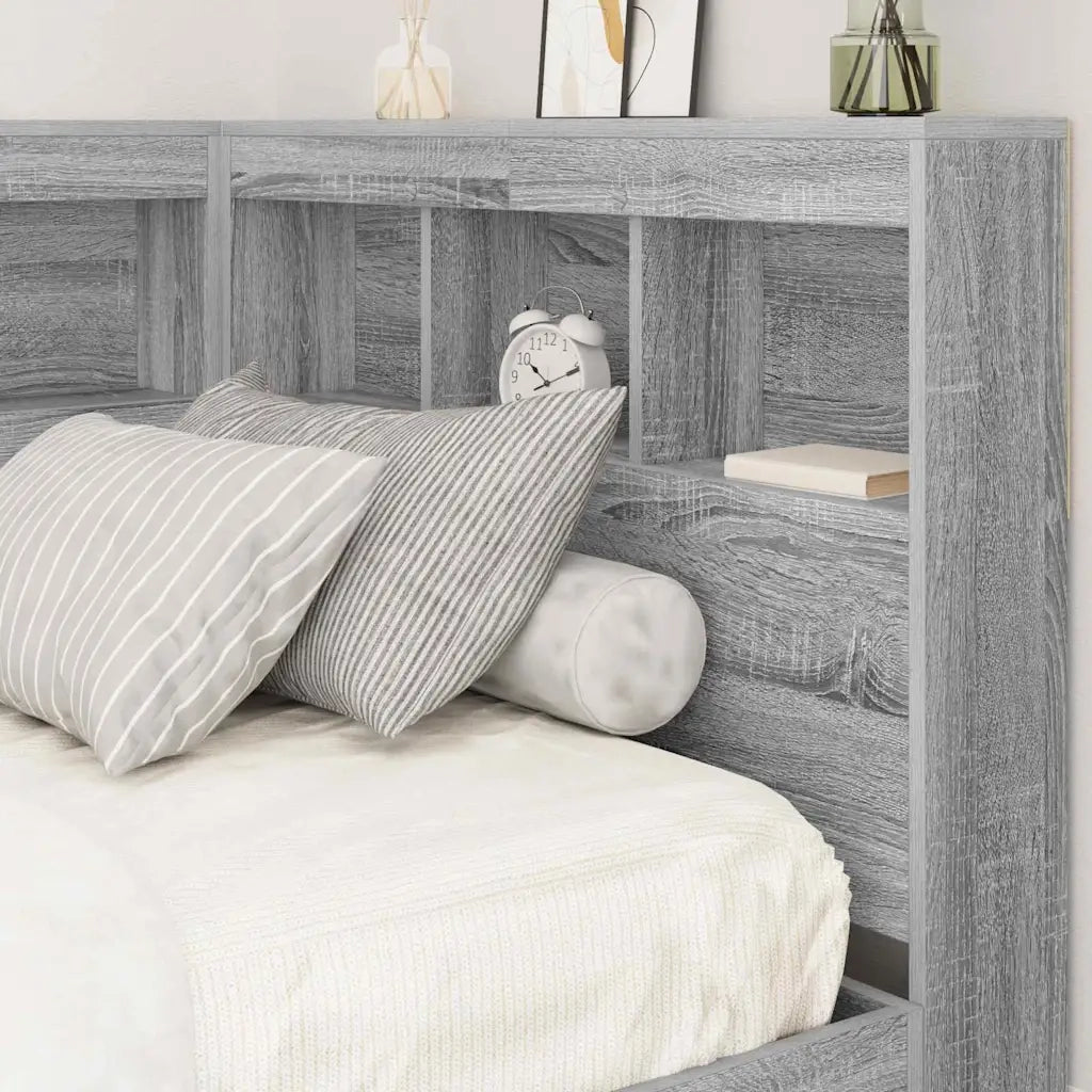 Testata contenitore Grigio sonoma 100 cm Legno multistrato 3335466