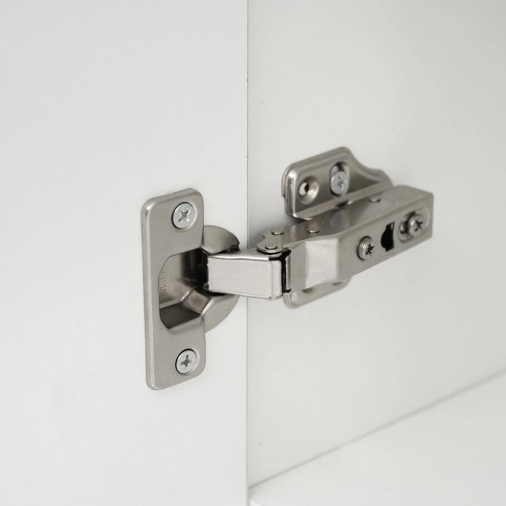 Set Ingresso con Scarpiera, Panca e Appendiabiti ¨C MINIMAL ¨C Bianco, 4 Ganci, 6 Ante, 2 Cassetti, 110x180x37 cm