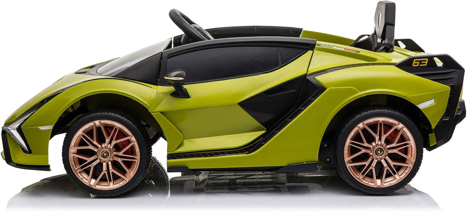 Macchina Elettrica per Bambini Licenza Ufficiale Lamborghini Sian 10,8V 5,4Ah Verde