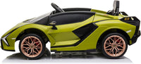Macchina Elettrica per Bambini Licenza Ufficiale Lamborghini Sian 10,8V 5,4Ah Verde