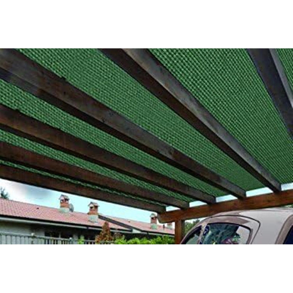 Trade Shop - Rete Ombreggiante Schermante Verde 1.5x5mt Per Protezione Giardini Terrazze 134701 -
