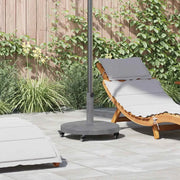 Base per ombrellone Aspetto Legno Grigio Scuro 48 x 48 x 32 cm 42010013