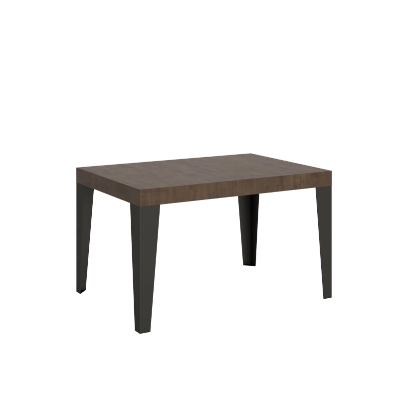 Tavolo allungabile 90x120/224 cm Flame telaio Antracite - Noce
