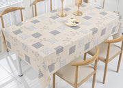 Tovaglia Antimacchia PVC Proteggi Tavolo Maniva Glitter Riga Flower - 140x190 - D7 Grigio