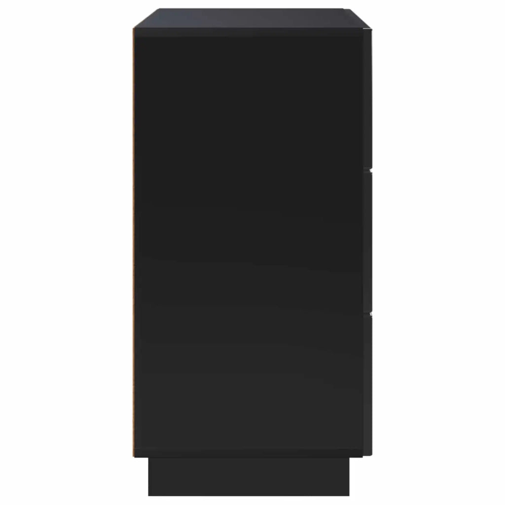 Credenza Nero 70 x 38 x 75 cm Legno ingegnerizzato 8011523
