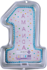 Torta a forma di torta 3D numero uno per bambini - Primo stampo per torta di compleanno