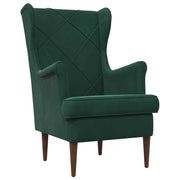 poltrona Verde Scuro Velluto 42029898