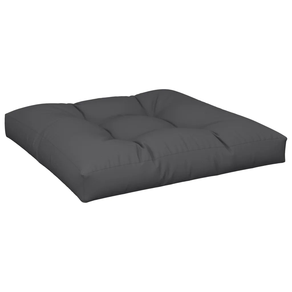 Cuscini per Pallet 2 pz Neri in Tessuto 360696