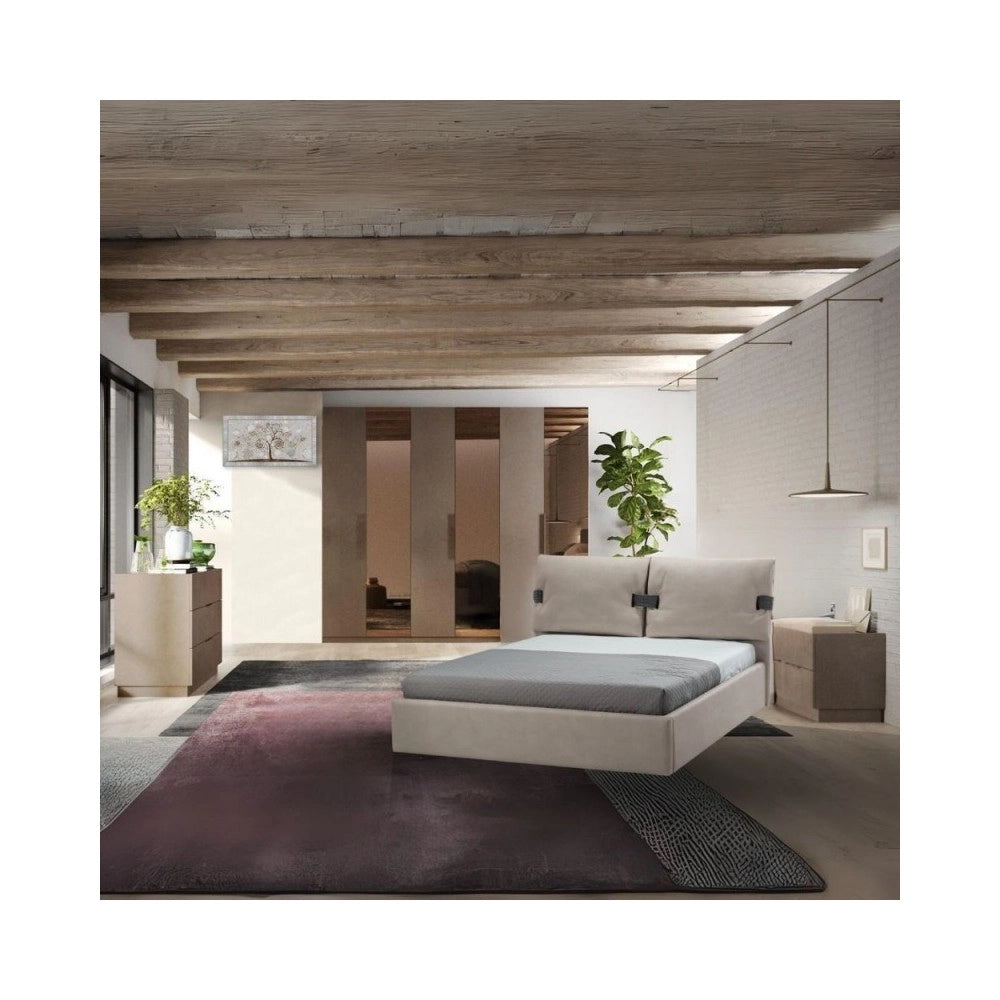 Comò 3 cassetti Mustella colore bronzo