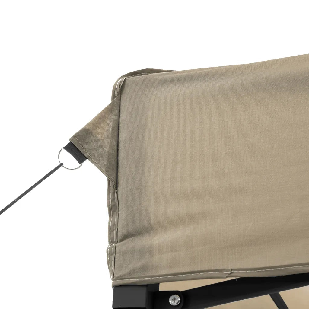 Tendone per Feste Pieghevole Pop-Up con 4 Pareti Tortora 4004930