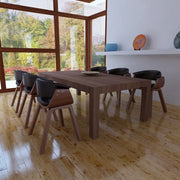 Sedie da Pranzo 6 pz in Legno Piegato e Similpelle 270552