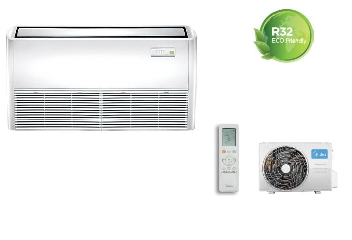 Climatizzatore Condizionatore Inverter Midea Soffitto/Pavimento 36000 btu MUE-36HRFNX R-32 A++ completo di comando TRIFASE - NOVITA