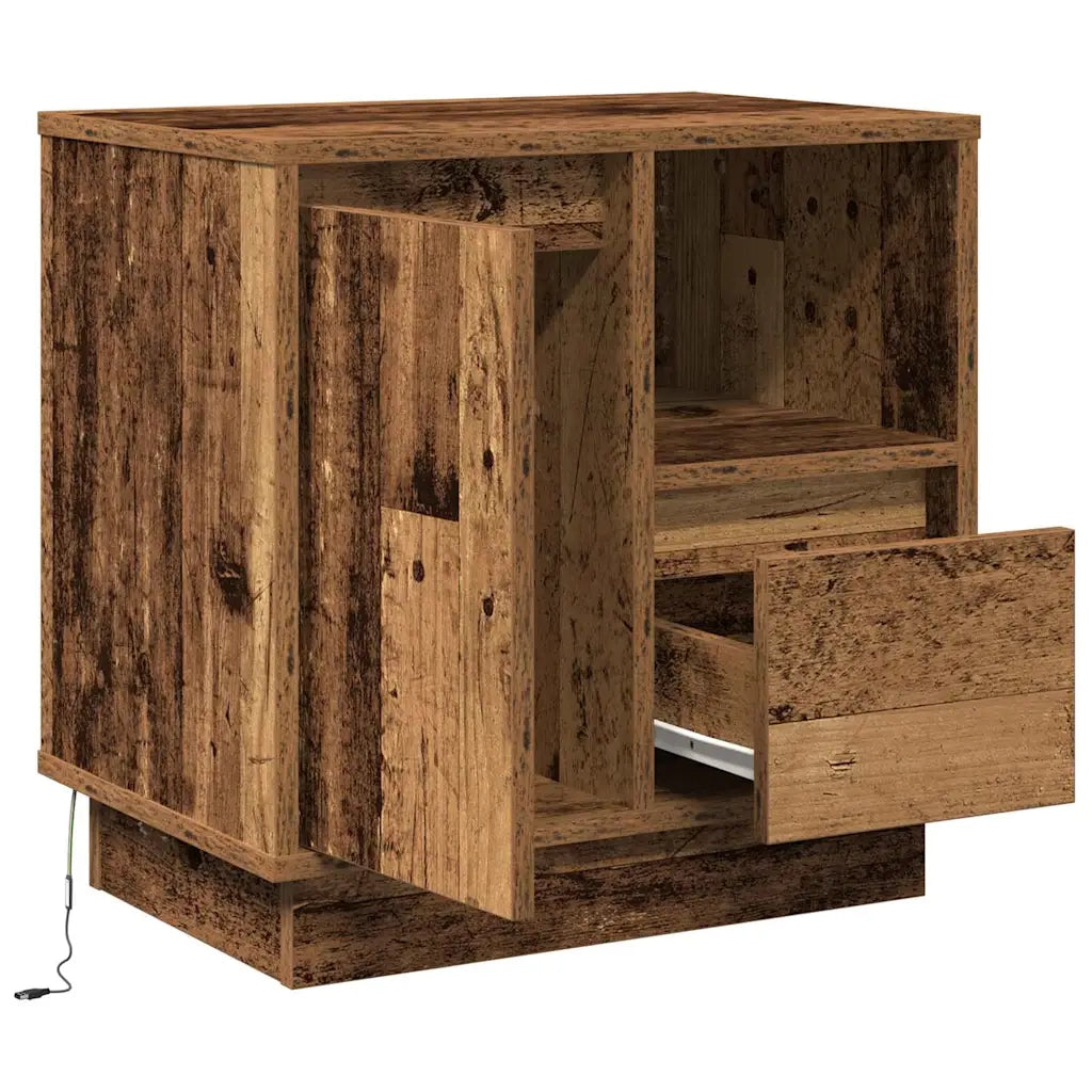 Armadio da Notte 2 pcs Legno vecchio 50 x 34,5 x 50 cm. 869591