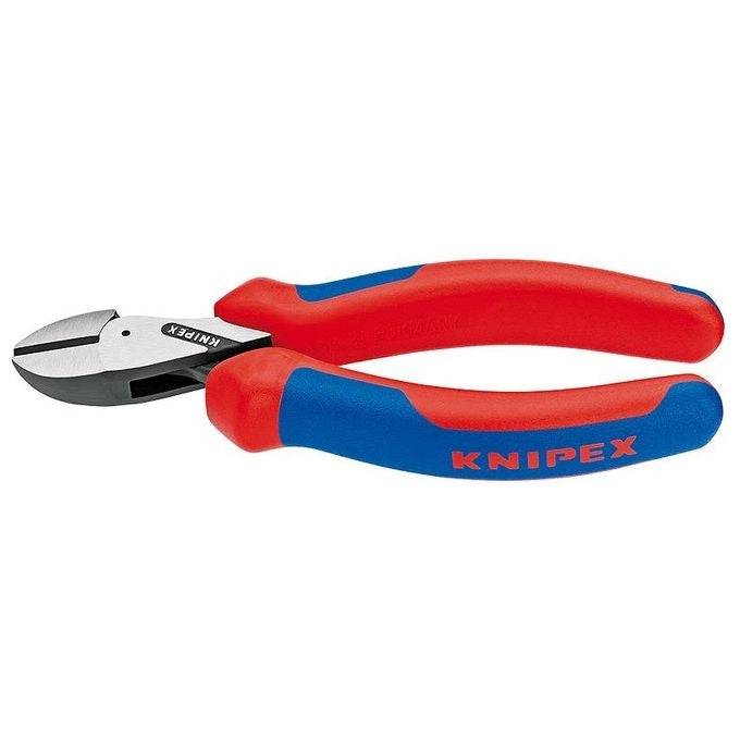 KNIPEX 73 02 160 X-Cut Tronchese Laterale Compatto con Impugnature Multicomponente 160 mm Acciaio al Cromo-Vanadio colore Nero