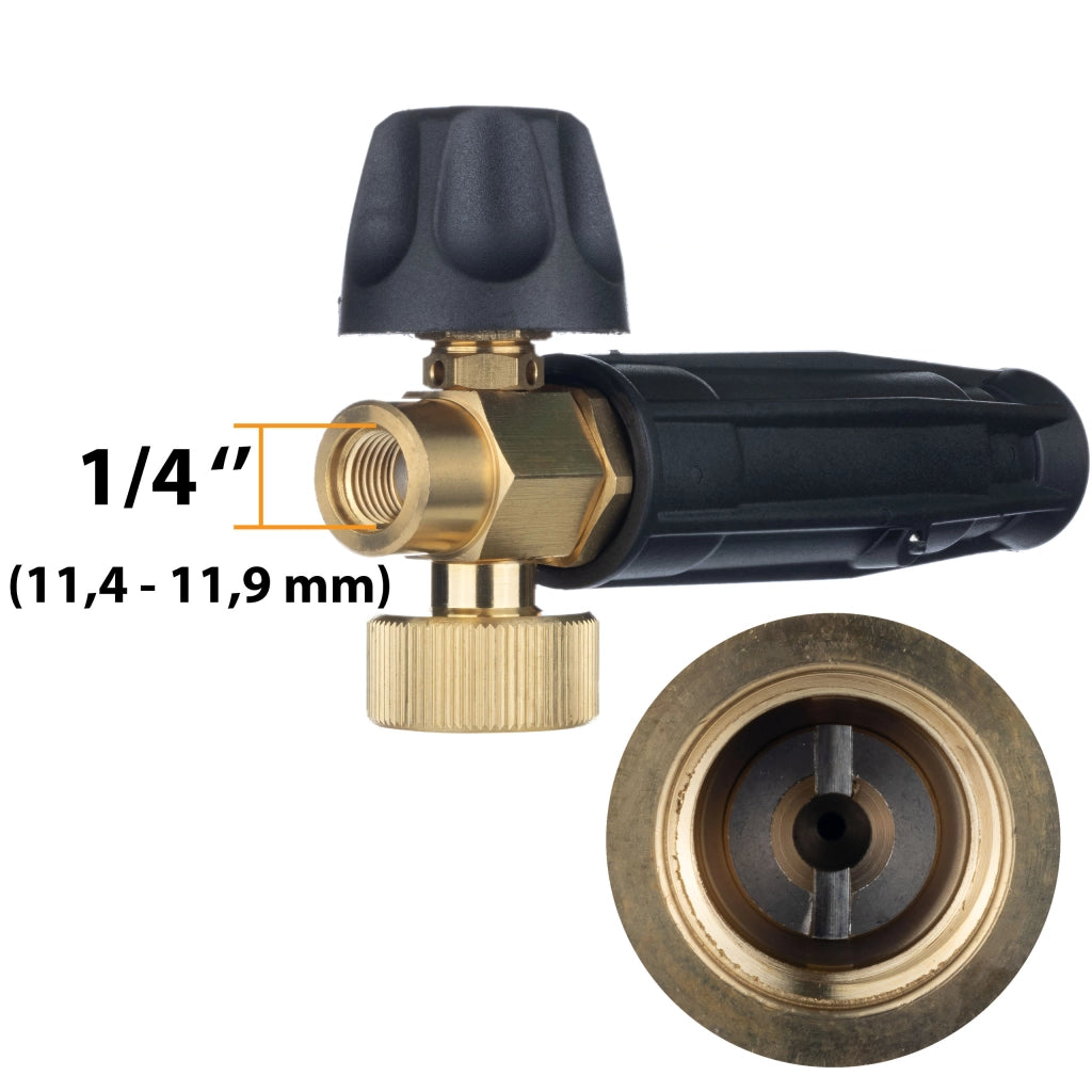 Pistola Schiumogena S0301 1000ml – Ugello 1,23mm | Max Pressione 220bar | Compatibile con Idropulitrici G1/4F