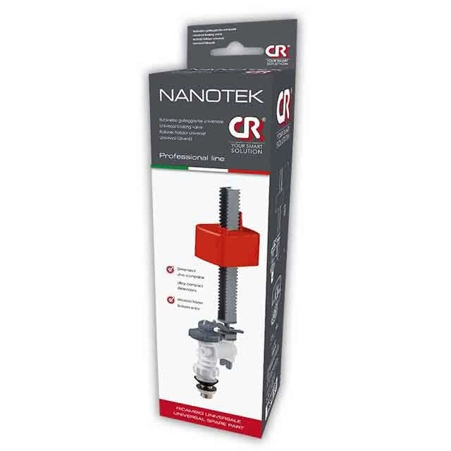 Galleggiante NANOTEK Universale - attacco basso - per cassette monoblocco - codolo 3/8"