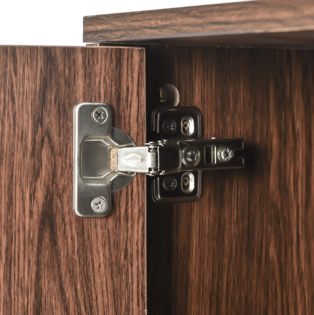 Credenza moderna a 3 ante 120 cm effetto legno