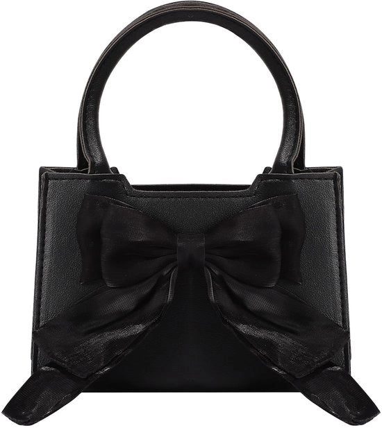 Borsa a Tracolla per Donna in Pelle Fissa Nero 19*13cm/7.48*5.12in
