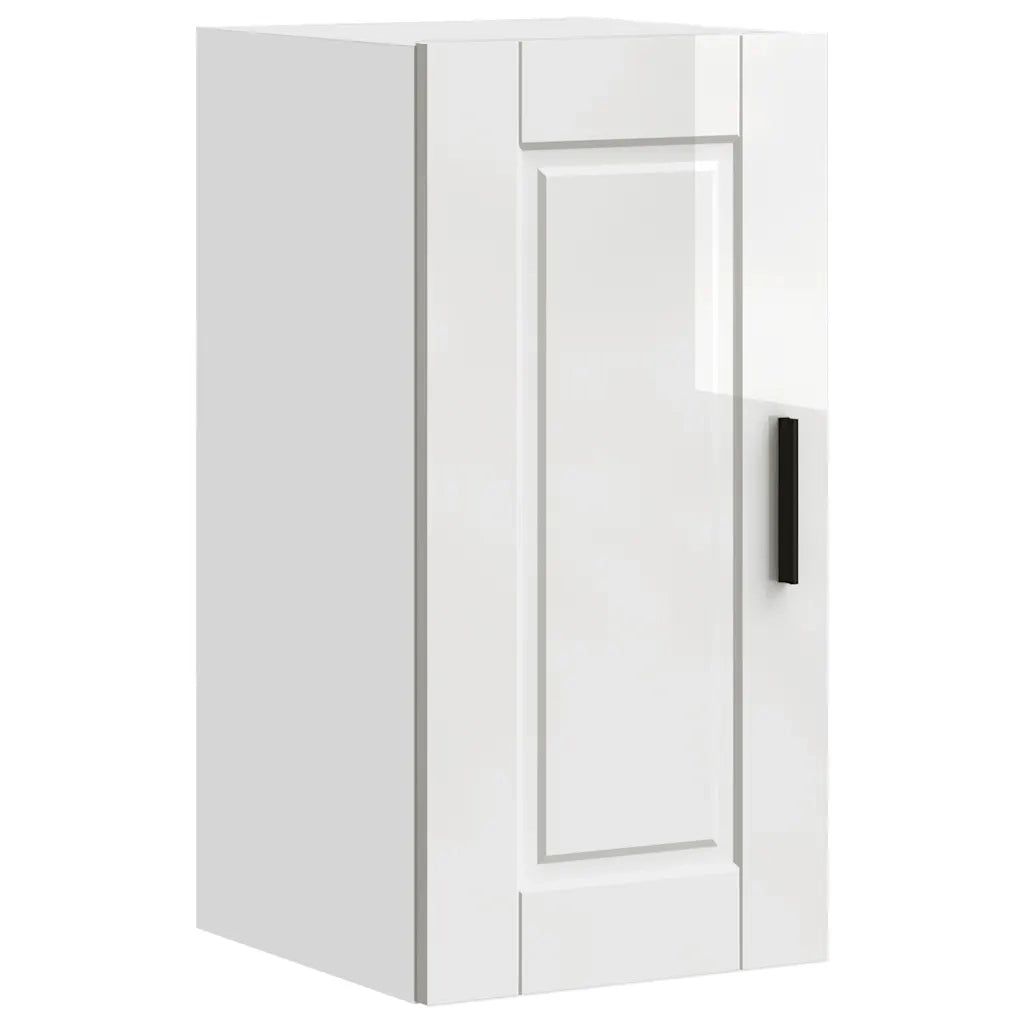 Pensile da Cucina Porto Bianco Lucido in Legno Multistrato 854019