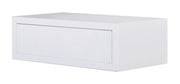 Mensola da Parete 1 Cassetto 45x13,4x23,7 cm in Fibra di Legno Lego Maxi Bianco