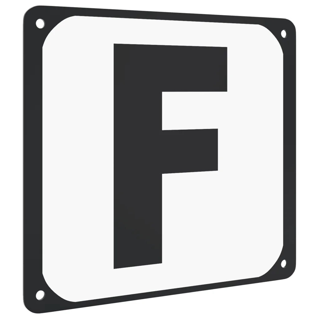 Lettere Arena da Dressage 12 pz in Acciaio