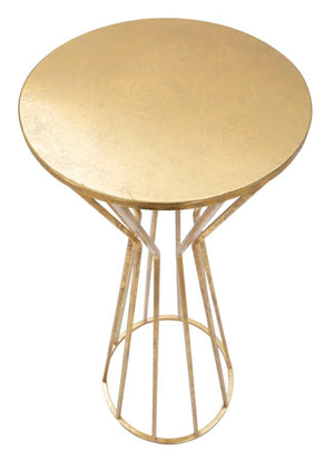 Porta Telefono Stick Glam Ø38x100 cm in Ferro Oro