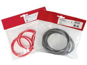 1blister kit guarnizioni stufe pellet "ala pellet eco"  mm80 100 rosso cod:ferx.fer362276